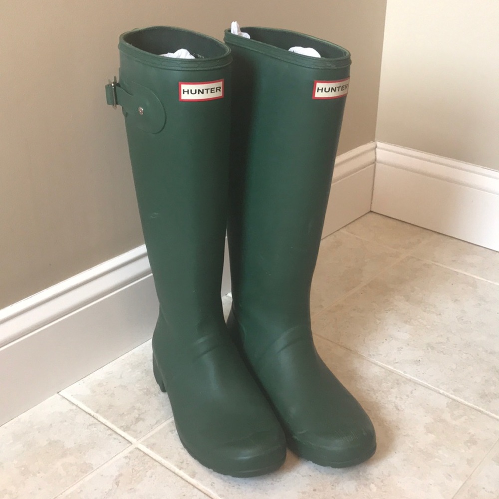 Dark Green Hunter Boots